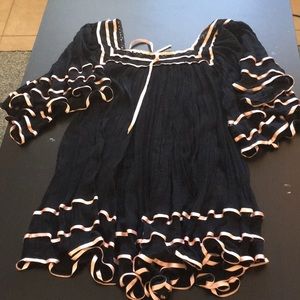 Super flowy black dress